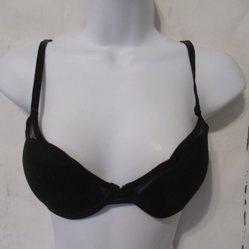 Pepper Bra 34B Black Classic All You Underwire Back Closure
